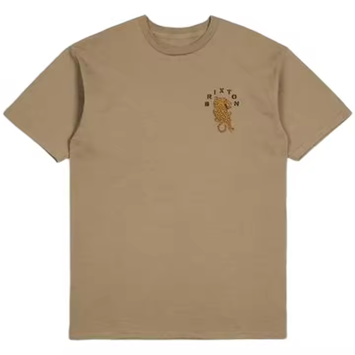 Camiseta de Manga Corta Brixton Seeks para hombre en color marron - 1