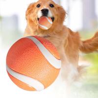 Bola De Juguete Para Perros Duradera Y Elástica Adecuada Para Masticar Y Saltar Accesorio Para Mascotas Tamaño Grande Mediano Y Pequeño - details 2