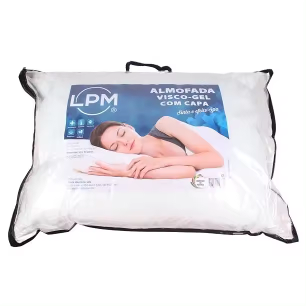 Almohada de Visco Gel con Funda | LPM (40x60 cm) - 1