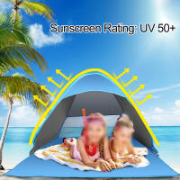 Carpa Automática Para Playa Con Protección Solar UPF50+ Carpa Portátil Para Camping Y Pesca Sombrilla De Playa Doble Capacidad 190T Poliéster Resistente Al Agua - details 2