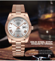 Reloj De Pulsera De Moda Para Hombre NIBOSI Deportivo Y Negocios Con Calendario Y Cuarzo Resistente Al Agua De 30M Material De Acero Inoxidable - details 10