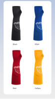 GOBYGO 1 Par De Protección De Braza Deporte Manga De Compresión Para Voleibol Baloncesto Soporte De Muñeca Entrenamiento Y Prueba Tamaño S/M L/XL Colores Negro/Azul/Naranja Rojo - details 3