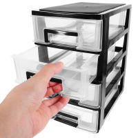 Organizador De Maquillaje Portátil De 4 Capas Para Escritorio Caja De Almacenamiento Mini Para Cosméticos Y Sundries - details 3