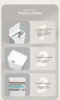 Bandeja De Baño Inteligente Blanco Sensor Táctil Larga 15L Ecológica Sin Químicos Origen Guangdong China - details 9