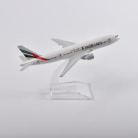 Modelo De Avión JASON TUTU 16cm Boeing 777 Emirates Airlines Metal Escala 1/400 Sin Batería Para Mayores De 14 Años - details 4