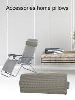 Reposacabezas para silla reclinable, almohada acolchada para silla plegable de playa, con tirantes para Picnic - details 1