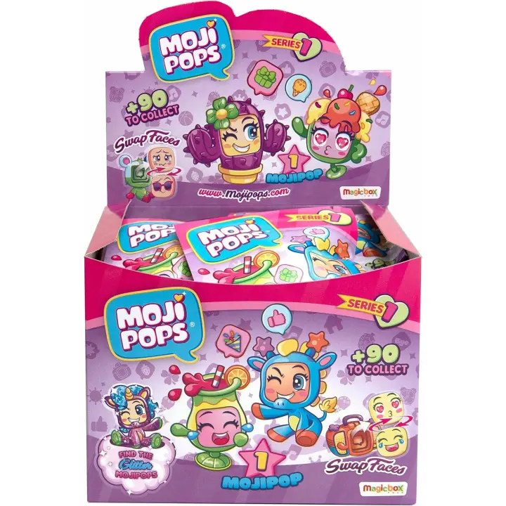 MojiPops - Display de 24 Figuras Coleccionables, con 1 Figura en Cada sobre - 1