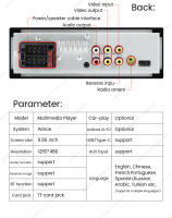 MEKEDE Navifly Radio De Coche Portátil 6.86 Pulgadas Con Carplay Android Auto BT FM Radio Tipo-C Compatible Con General Motors - details 8