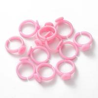 100pcs Anillos Ajustables De Plástico Transparente Base Para Bebés Y Niños Pequeños 9mm Blancos Herramientas De Bricolaje Y Joyería - details 4