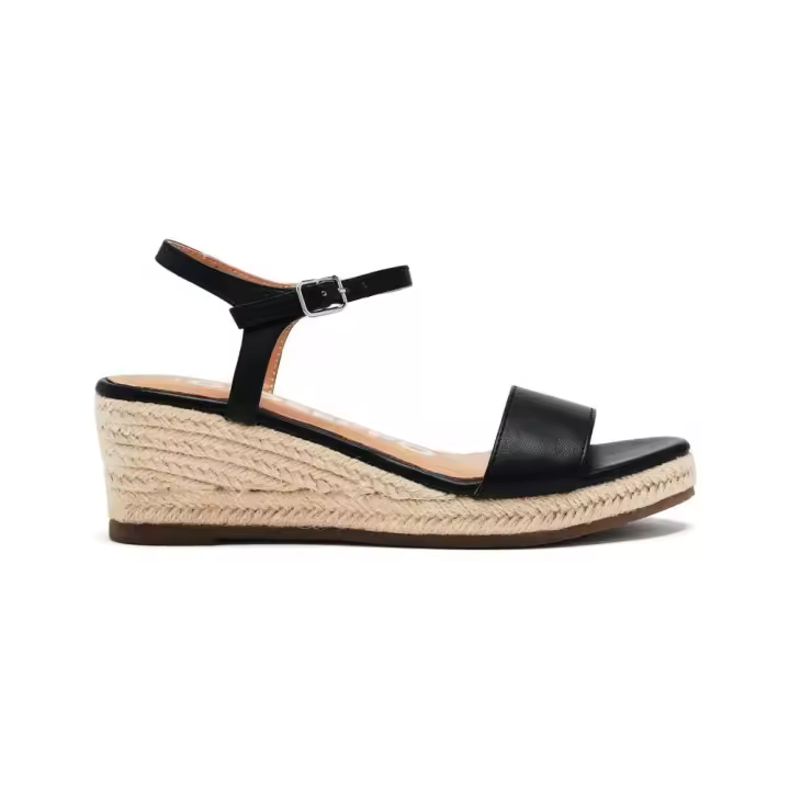 GIOSEPPO 71701 NEGRO Sandalias plataforma mujer 35775 25V SANDALIA CUÑA YUTE NEGRO - 1