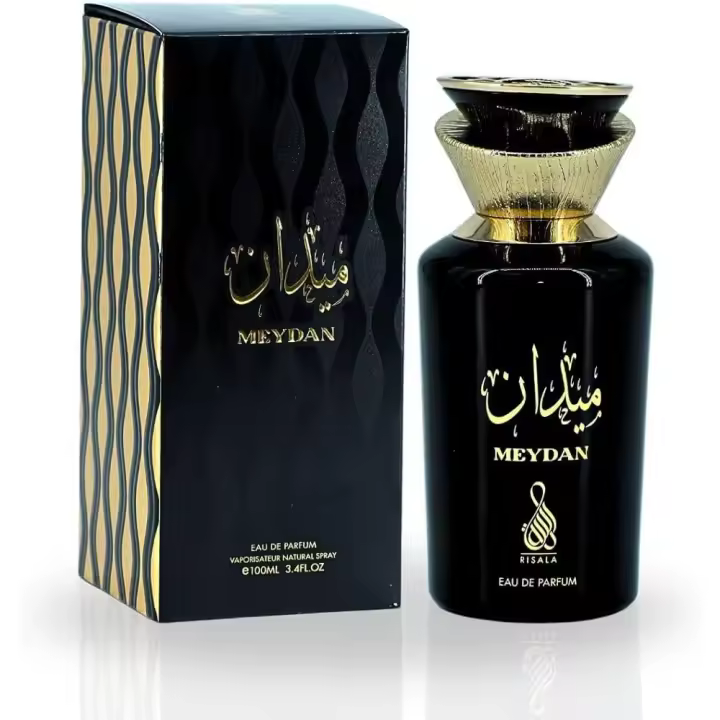 Perfume Meydan Risala 100ml Unisex, Fragancia Duradera y Oriental, Colonia Amaderada Masculina y Femenina - 1