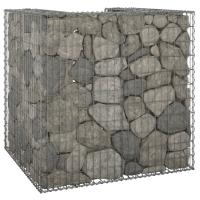vidaXL Muro de Gaviones para Contenedor de Basura Acero Cobertizo Cubos Cesta Dimensiones 110 x 100 x 110 cm,  180 x 100 x 110 cm,  254 x 100 x 110 cm y mas - details 0