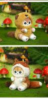 Muñeco De Peluche Kawaii De Gato Largo Original Mofusand 10-20cm Peluche De Red Panda Y Zorro Raccoon Colgante Lindo Juguete Regalo Para Todas Las Edades - details 10