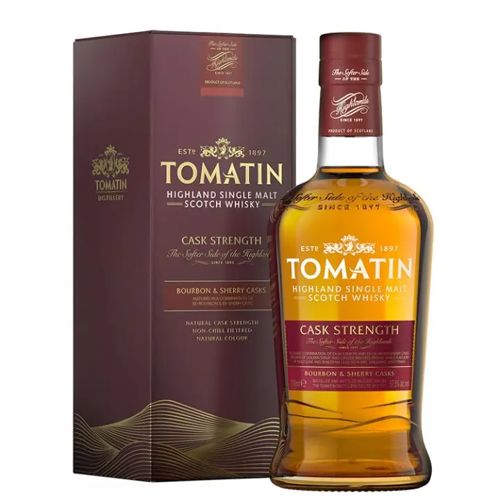 TOMATIN SINGLE MALT WHISKY CASK STRENGTH 70CL 57,5% - 1