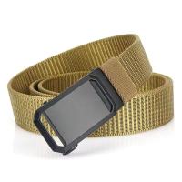 Cinturón Táctico De Nylon Transpirable Para Hombres Con Hebilla Automática Cinturón De Lona Coreana Versátil Para Estudiantes Y Outdoor - details 10
