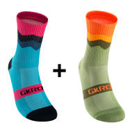 2 Pares De Calcetines De Ciclismo Profesionales Transpirables Para Hombre Y Mujer Deporte Al Aire Libre Calcetines De Competición De Bicicleta - details 5