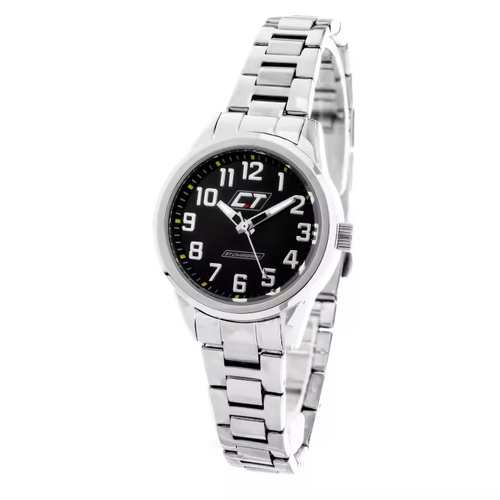 Chronotech Reloj Analógico para Mujer de Cuarzo con Correa en Acero Inoxidable CC7041L-02M - 1