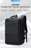 Mochila Multifuncional Fenruien Para Hombres Moda Negocios Clásica De Viaje Alta Calidad Ajuste Para Portátil De 17.3 Pulgadas - details 0