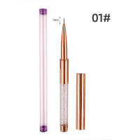 Pincel De Dibujar Para Uñas Con Diamantes Y Patrones De Líneas Herramienta De Manicura Acrílico UV Gel Extensión 5Estilos - details 4