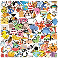 100pcs Pegatinas De Animales Miniaturas Cartoon Graffiti Impermeables Para Teléfono Guitarra Portátil Maleta Taza Juguetes Para Niños - details 1