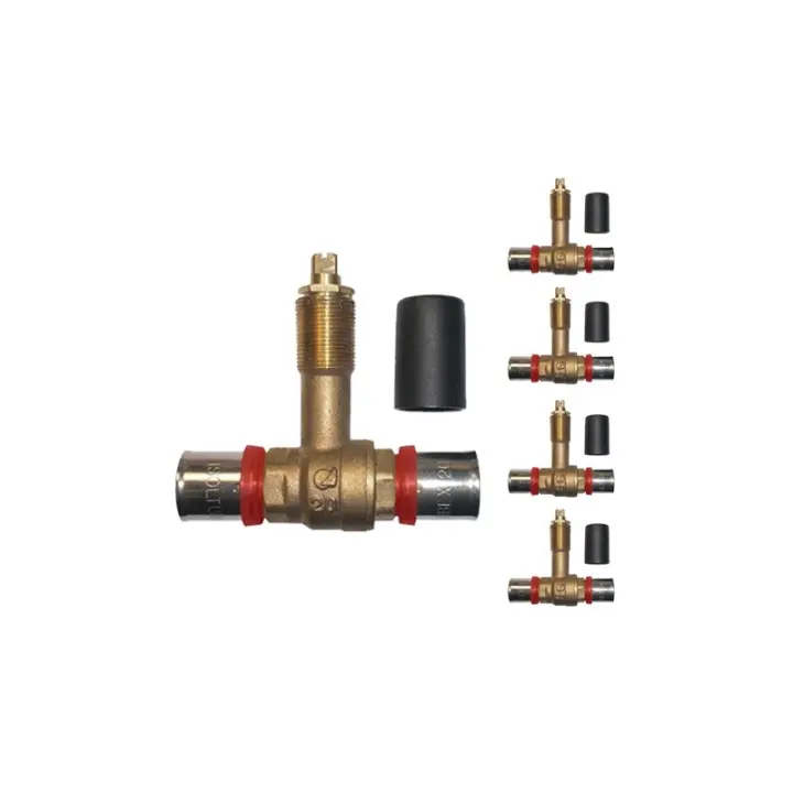 SUINGA Pack 5 Valvula esfera para Tubo multicapa 16 mm, para uso con maquina prensadora - 1