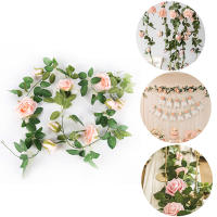Guirnalda De Flores Artificiales Rosa 2/4m Para Boda Fiesta De Baño De Mujer Eventos Decoración De Hogar Tamaño 2m/4m Color Rosa - details 4