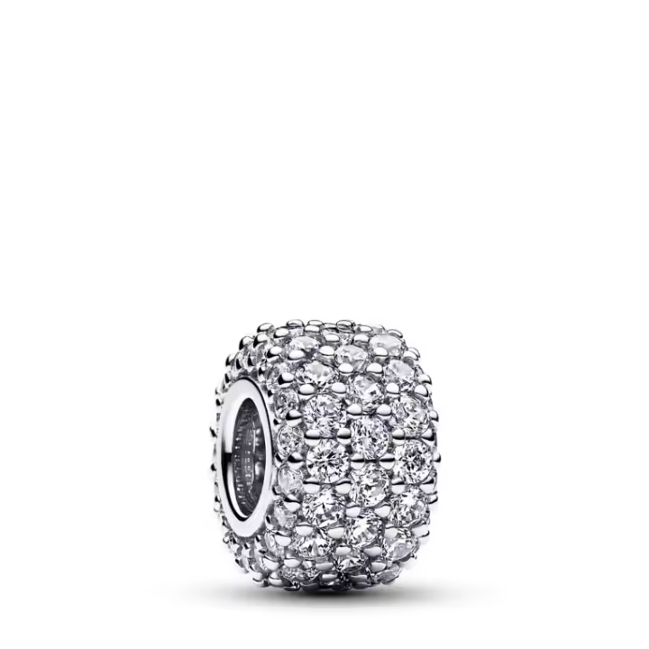 Pandora Anillo en plata de ley Fila Triple Brillante en Pavé​ 792820C01 , para Mujer - 1