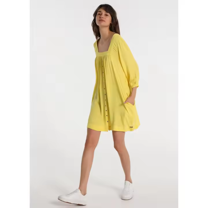 LOIS JEANS - Vestido Abotonado Cotton Wrinkle - 1