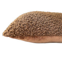 Cojín Decorativo Borreguito Marrón ALO HOME 45x45 cm Cojín Cuadrado Curly Terciopelo - details 2