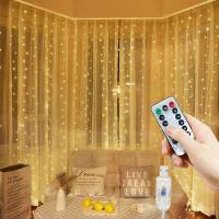 Guirnalda De Luces LED Para Ventanas 6x3M/3x3m Con Control Remoto Y Alimentación USB Decoración De Dormitorio Para Año Nuevo - details 7