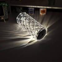 Lámpara De Ambiente LED Cristal Recargable USB Para Decoración De Habitación Fiesta Cena Dormitorio Luz Nocturna - details 18