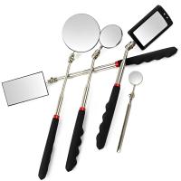 Espejo De Inspección 360° Con Luz LED Y Mango Telescopio Herramientas Mecánicas Para Reparación Espejo Telescopio De Acero Inoxidable - details 0