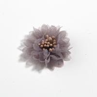 10PCS Flores Artificiales De Tela 4CM 1.5" Para Vestido Boda Bouquet Joyería Accesorios Broche Producción Ropa Hecho En China Zhejiang - details 8