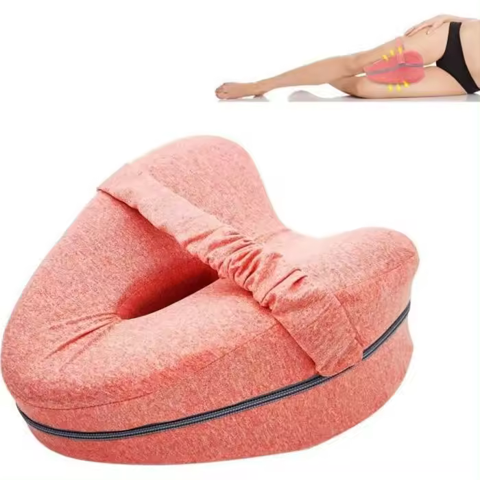 Almohada ergonómica para piernas, almohada de espuma viscoelástica para rodillas, cojín ortopédico relajante para rodillas - 1