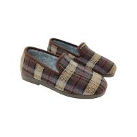 Zapatilla clásica de cuadros para hombre, marca ALCALDE - Comodidad en casa. - details 2
