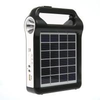 Kit De Generador De Energía Solar Portátil 15W Recargable Con Luz De Lámpara Y Cargador USB Sistema De Energía Solar Para El Hogar - details 1