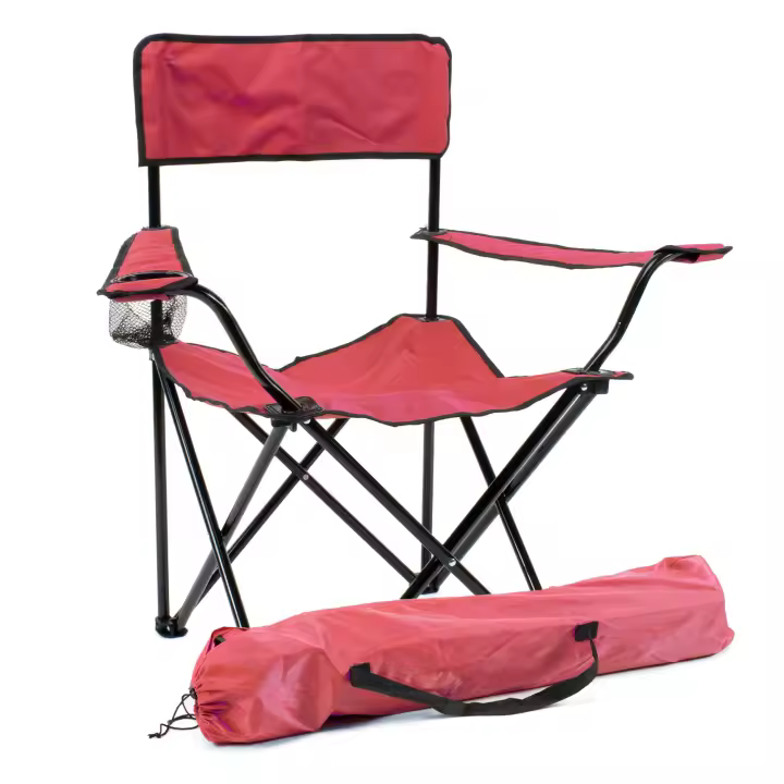 The Secret Home - Silla de Camping Plegable con Reposabrazos - Varios Colores - Resistente y Portátil - 1