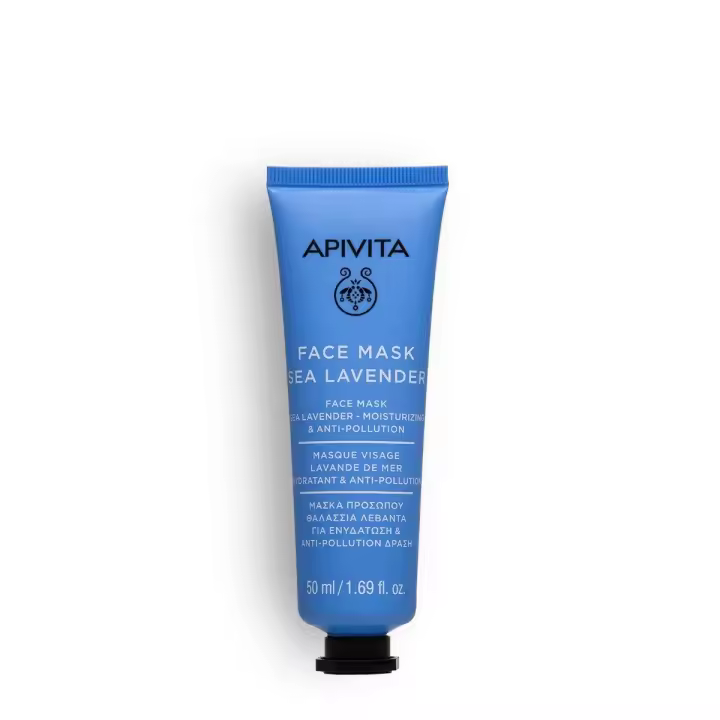APIVITA FACE MASK Mascarilla Facial hidratante y anti-polucion con lavanda de mar 50ml - 1