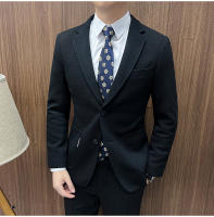 Chaqueta De Patoleta Verde Rayada Para Hombre Alta Calidad Moda Senior Primavera Otoño Casual Elegante Para Negocios - details 1