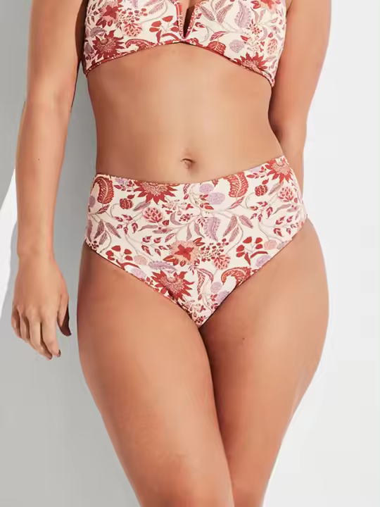 Gisela-Braguita Bikini Alta Reversible estampado floral - 1