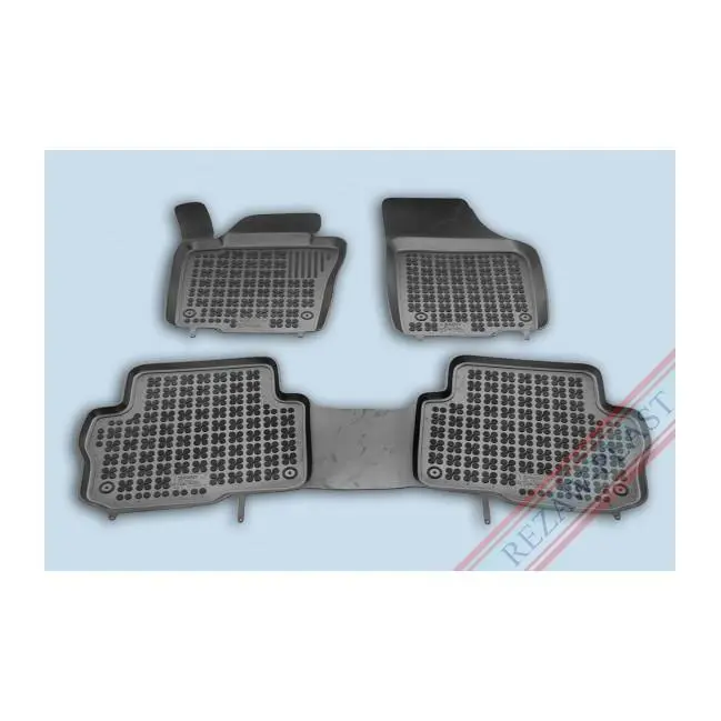 Rezaw Plast Alfombrilla caucho 3D premium  Seat ALHAMBRA II versión 5 pasajeros, (delantero, medio)  2010 - 2020  Volkswagen SHARAN II versión 5 pasajeros (delantero, medio)  2010 - 2022  REF: 200112A - 1