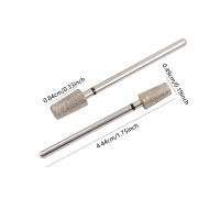 3pcs Broca De Uñas Diamante Para Taladro Herramienta De Manicura Corte De Cutículas Accesorios De Taladro De Belleza De Acero Inoxidable - details 3