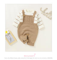 Romper Invierno Bebé Niño Niña Nueva Otoño Larga Manga Acrílico Unisex Mono De Playa De Pie Un Solo Piezo Ropa Infantil - details 14