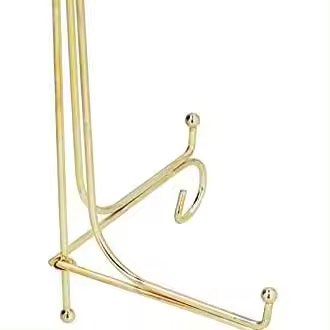 Soporte de exhibición de Metal multiusos, soporte de reloj delicado de 8,5 X 7 y hermoso para manualidades con marco de fotos de reloj de pared de mármol - 1