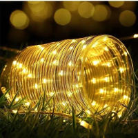 Luces De Cadena LED Solar Para Exterior 5/10/20m Impermeables Decoración Para Navidad Boda Año Nuevo Árbol De Navidad Fiesta De Año Nuevo - details 1