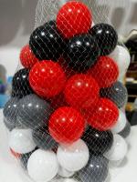 Pelotas Infantiles Multicolores Sin BPA para Piscina y Parque, Pack de 50 a 800 Unidades, 5,5 cm – Bolas de Colores Rojo, Negro, Gris y Blanco, Juguete Seguro para Niños y Bebés, Uso en Playground y Espacios Acuáticos - details 9