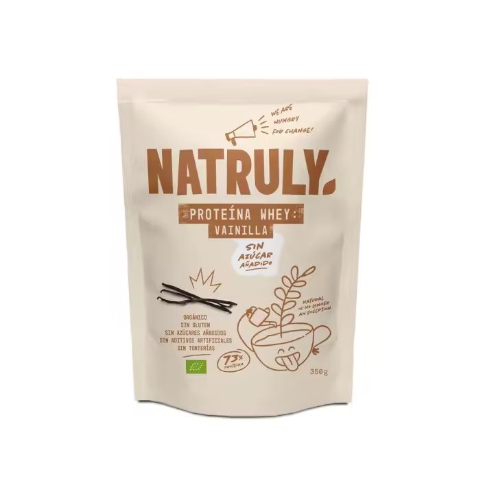 Proteina Whey 73% Vainilla Bio 350g Natruly - 1