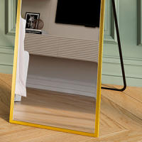 Marctani Espejo de Pie Cuerpo Entero - Espejo Grande y Largo con 3 Formas de Uso, Independiente, Montaje Pared y Apoyado - Marco de Aluminio + Soporte para Dormitorio, Baño o Salon - details 1