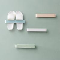 Estante De Pared Autoadhesivo Para Pantuflas Organizador De Zapatos Drenaje Para Inodoro Y Dormitorio Material Plástico - details 1