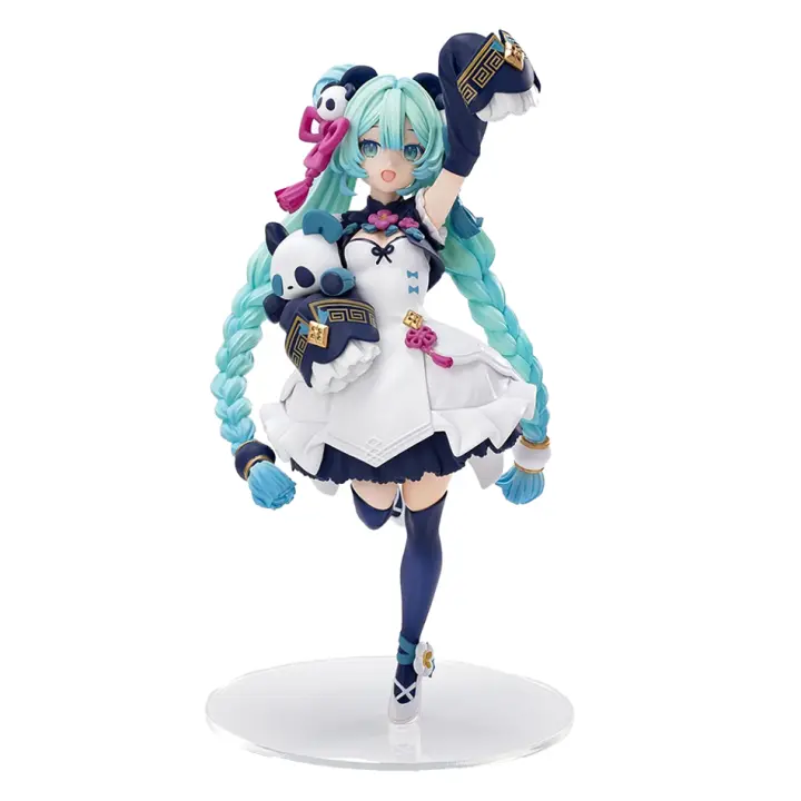 Figura De Acción Hatsune Miku 18CM Estilo Nacional Moda Panda Modelo De PVC Colección Juguete Regalo Para Fans De Anime - 1